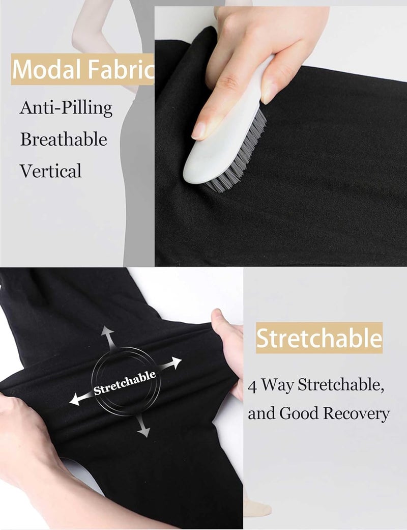 Daydance Black Bootcut Jazz Dance Pants for Women, Comfy Sweatpants for Workout, Exercise, Yoga - Image 4